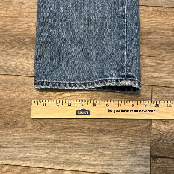 Men's Levis 501 Original Fit Denim Jeans SZ 36x30 Blue Button Fly Modern Red Tab - Picture 6 of 13